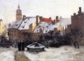 Steele Theodore Clement Winter Afternoon Old Munich figure painter Thomas Couture